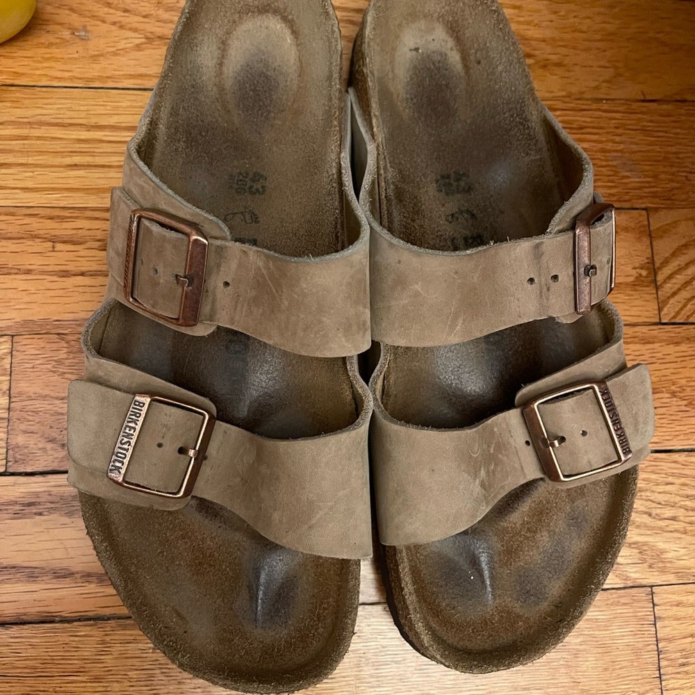 Birkenstockock Arizona Tan Nubuck Men’s Sandals 43